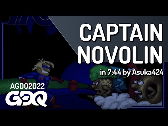 Captain Novolin by Asuka424 in 7:44 - AGDQ 2022 Online